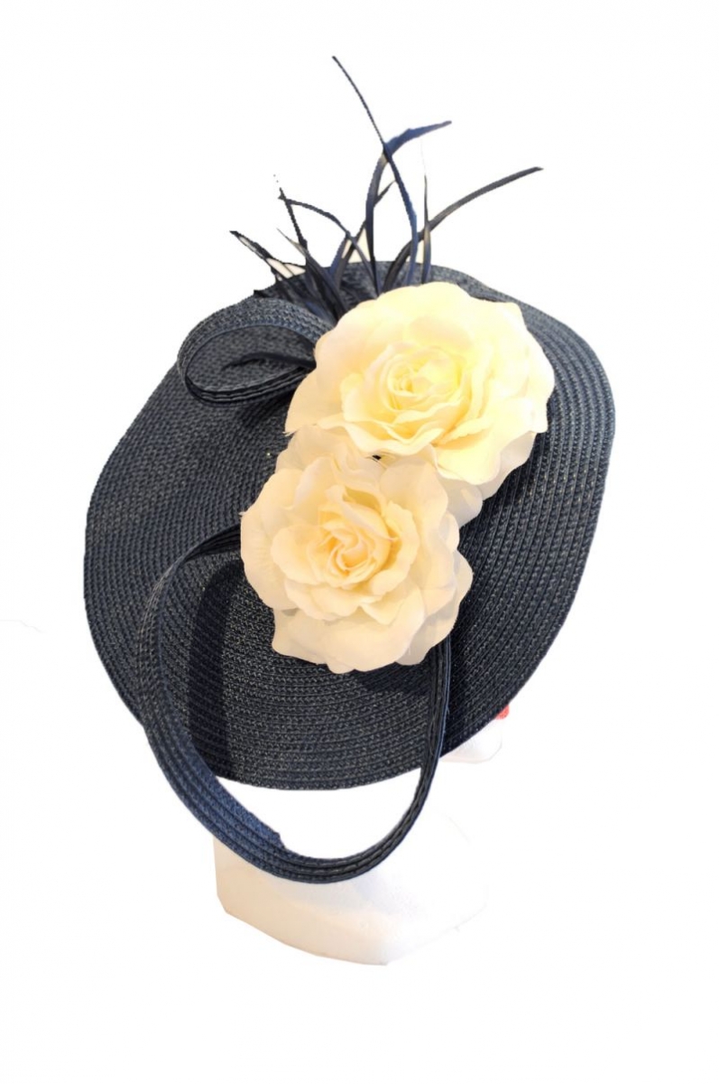 tocado azul marino 3